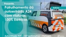 Patrulhamento da A24 com Viaturas 100% Elétricas